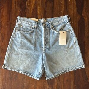 Citizens Of Humanity Blue Jean Shorts Relaxed Summer Style